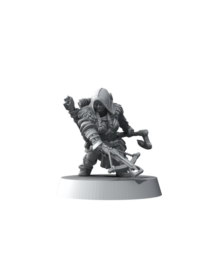 Female Dwarf Ranger of Willowbrook - B|Forge Path Miniatures|Rangers