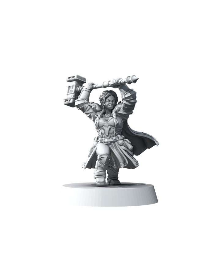 Female Dwarf Fighter of Willowbrook - C|Forge Path Miniatures|Fighters
