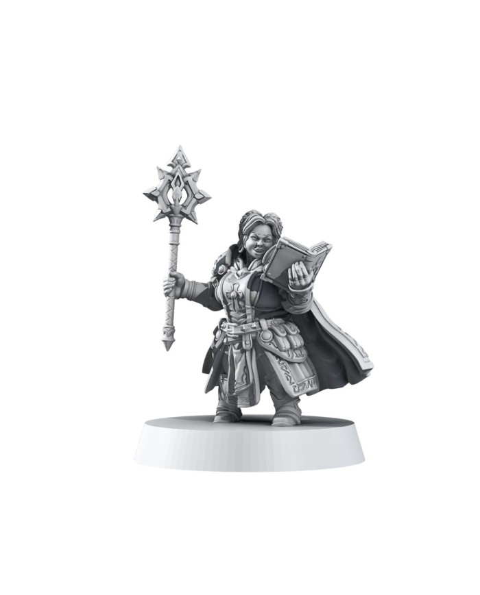 Female Dwarf Cleric of Willowbrook - B|Forge Path Miniatures|Clerics