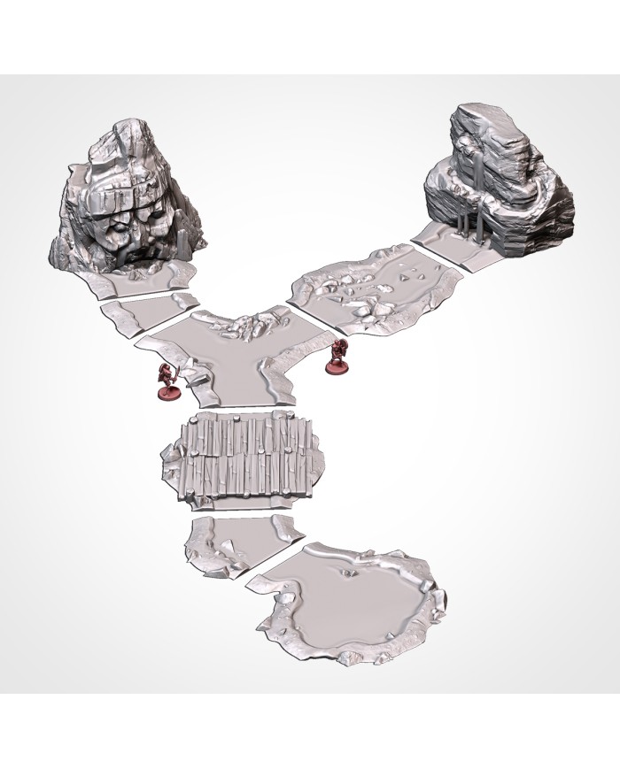 Modular River Fork | Txarli Factory | Lake and River Terrain