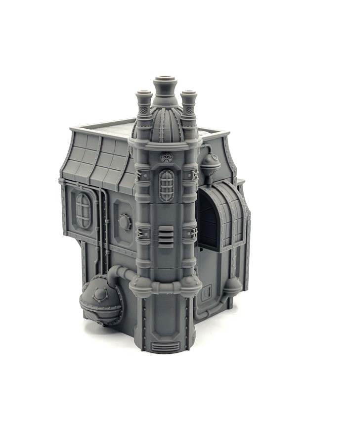 Zilvren Skyhold Merchant House | Tired World Studio | Zilvren Skyhold Terrain