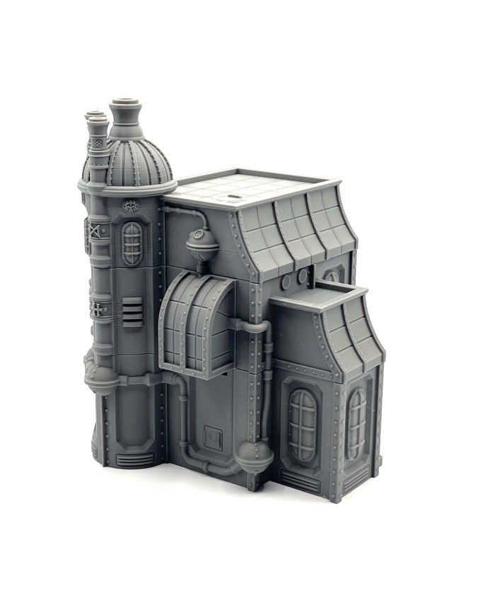 Zilvren Skyhold Merchant House | Tired World Studio | Zilvren Skyhold Terrain
