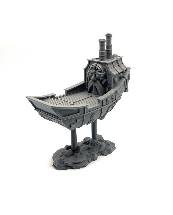 Zilvren Skyhold Cargo Barge | Tired World Studio | Zilvren Skyhold Terrain