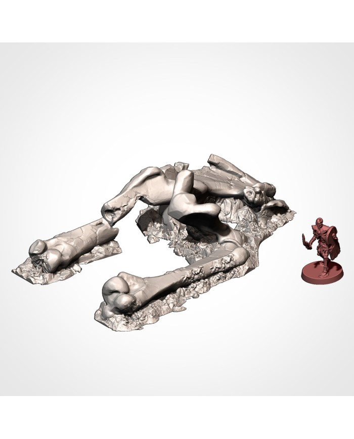 Patas Traseras de Mamut Gigante Muerto - B | Txarli Factory | Escenografía de Ogros