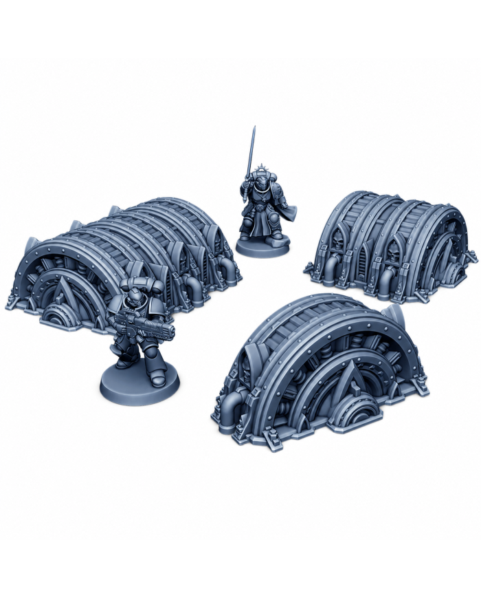 Grimdark Turbines (x3) | Forbidden Prints | Grimdark Industrial