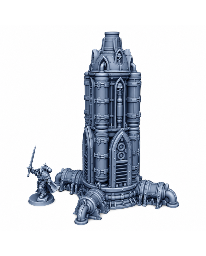 Compresor Alto de Flujo de Gas Grimdark | Forbidden Prints | Industrial Grimdark