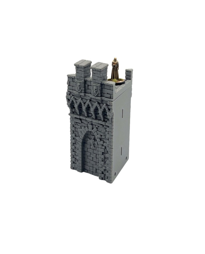Hexengarde Inward Wall (30 Degrees) | Tired World Studio | Wall Terrain