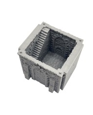 Hexengarde City Wall Straight Tower | Tired World Studio | Wall Terrain