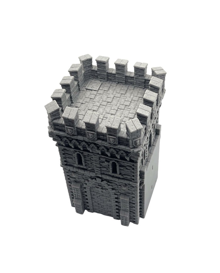 Torre Recta de la Muralla de Hexengarde | Tired World Studio | Escenografía de Murallas
