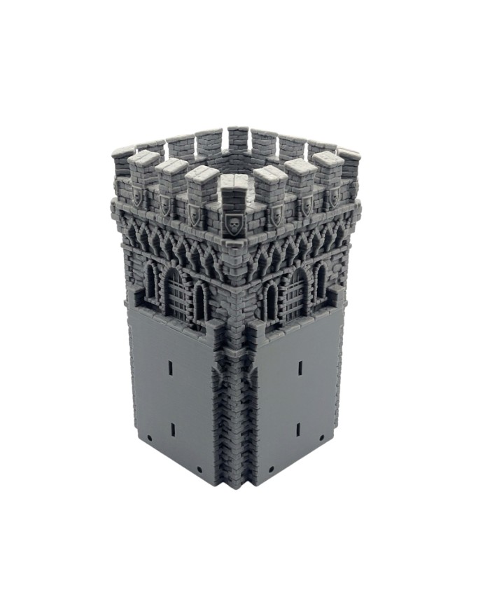 Hexengarde City Wall T Tower | Tired World Studio | Wall Terrain