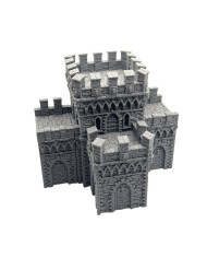 Hexengarde City Wall T Tower | Tired World Studio | Wall Terrain