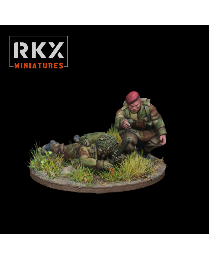 British Paratrooper 2" Mortar Team | RKX Miniatures | British Army
