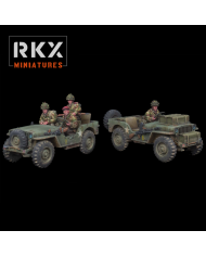 Two British Paratrooper Jeeps | RKX Miniatures | British Army