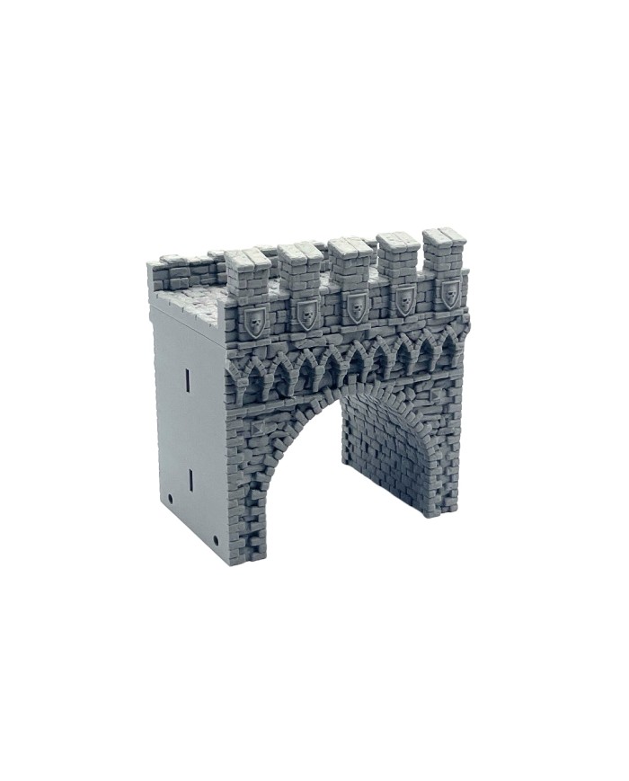 Hexengarde Open Arch Wall | Tired World Studio | Wall Terrain