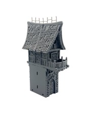 Hexengarde Medium Building on the Wall | Tired World Studio | Wall Terrain