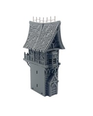 Edificio Mediano sobre la Muralla de Hexengarde | Tired World Studio | Escenografía de Murallas