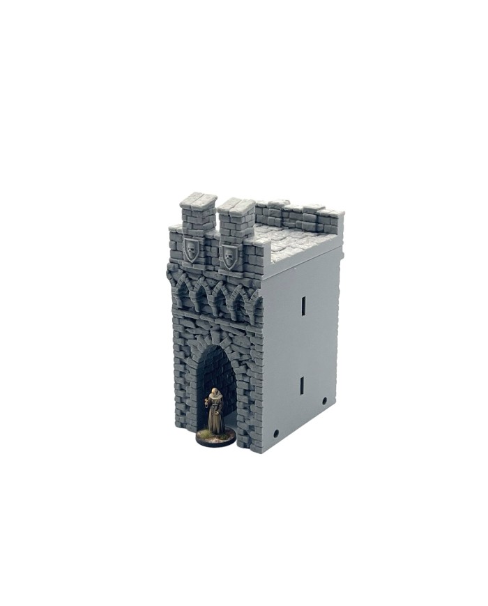 Hexengarde Open Small Wall | Tired World Studio | Wall Terrain