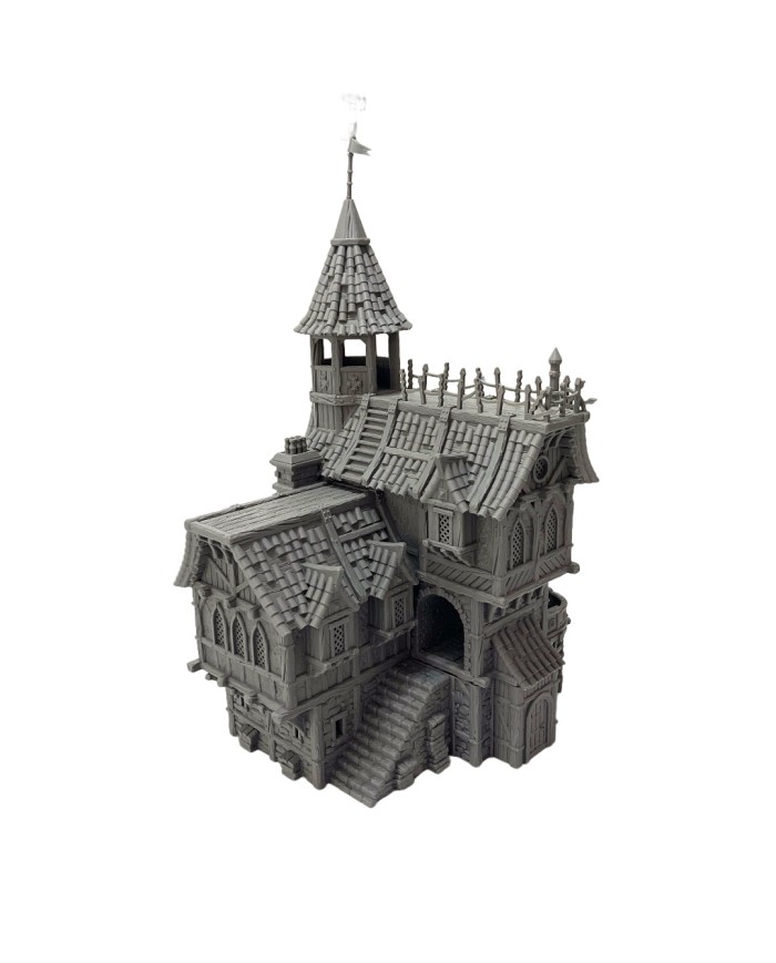 New Rose Tavern of Hexengarde City | Tired World Studio | Mordheim Terrain