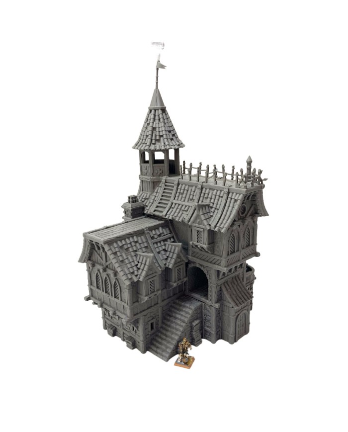 New Rose Tavern of Hexengarde City | Tired World Studio | Mordheim Terrain