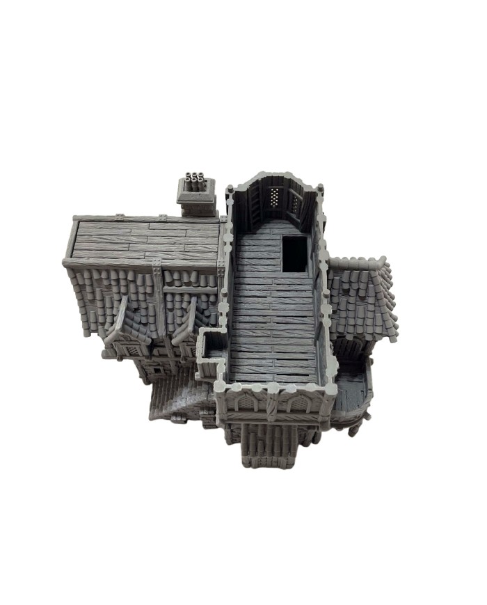Taberna la Nueva Rosa de Hexengarde | Tired World Studio | Escenografia Mordheim