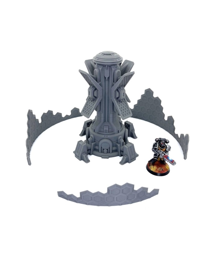 Ethereal Dominion Shield Tower - B | Forbidden Prints | Ethereal Dynasties