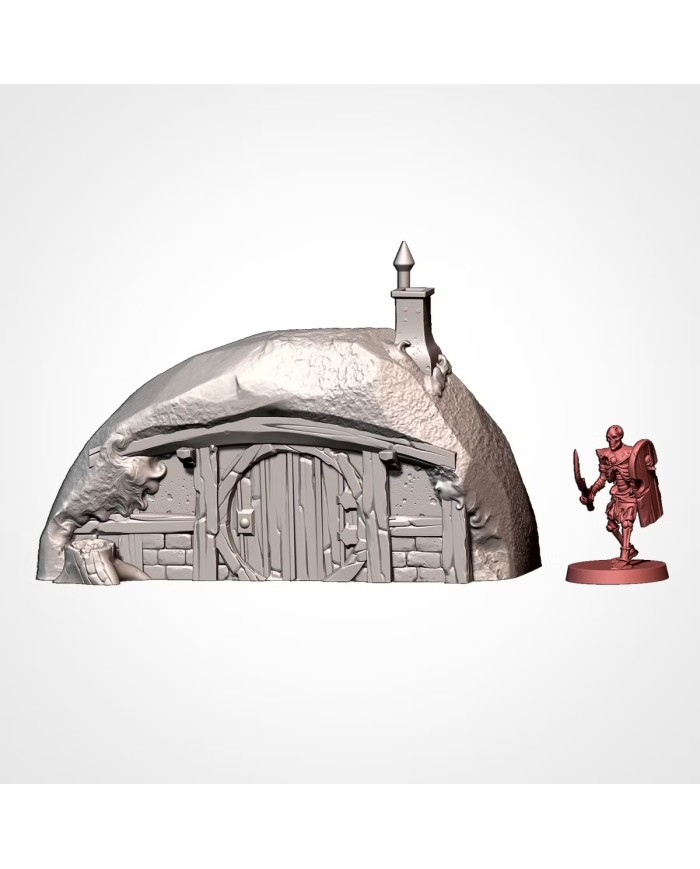 Halfling House Burrow - D | Txarli Factory | Halfling Terrain