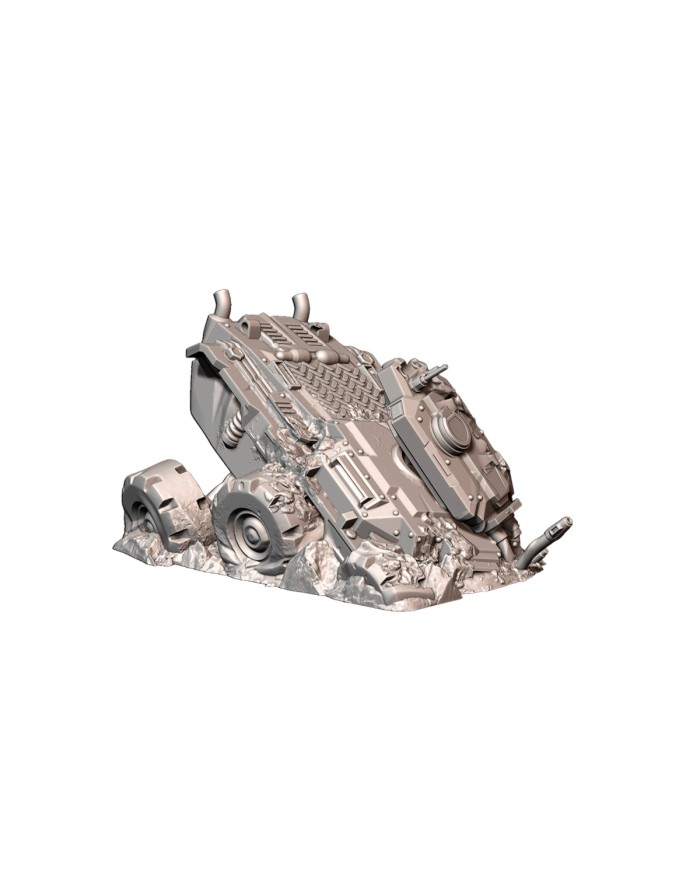 Destroyed Armored Fighting Vehicle - B | Txarli Factory | Scrap Scatter Terrain
