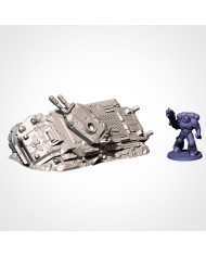 Destroyed Armored Fighting Vehicle - C | Txarli Factory | Scrap Scatter Terrain