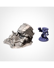 Destroyed Walker - A | Txarli Factory | Scrap Scatter Terrain