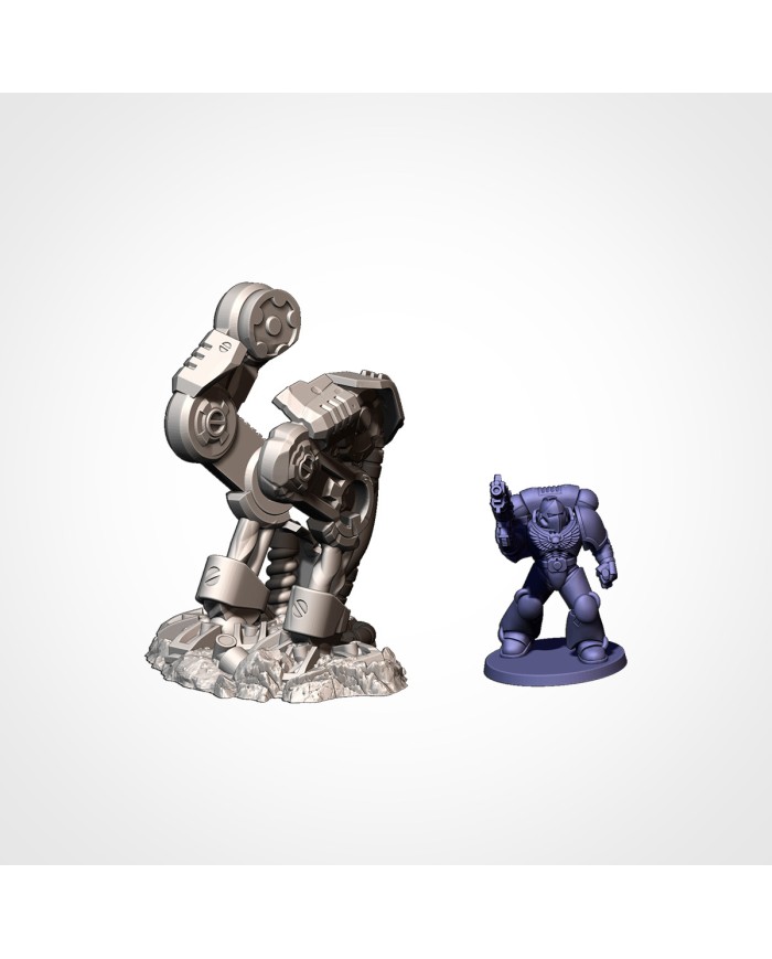 Destroyed Walker - B | Txarli Factory | Scrap Scatter Terrain