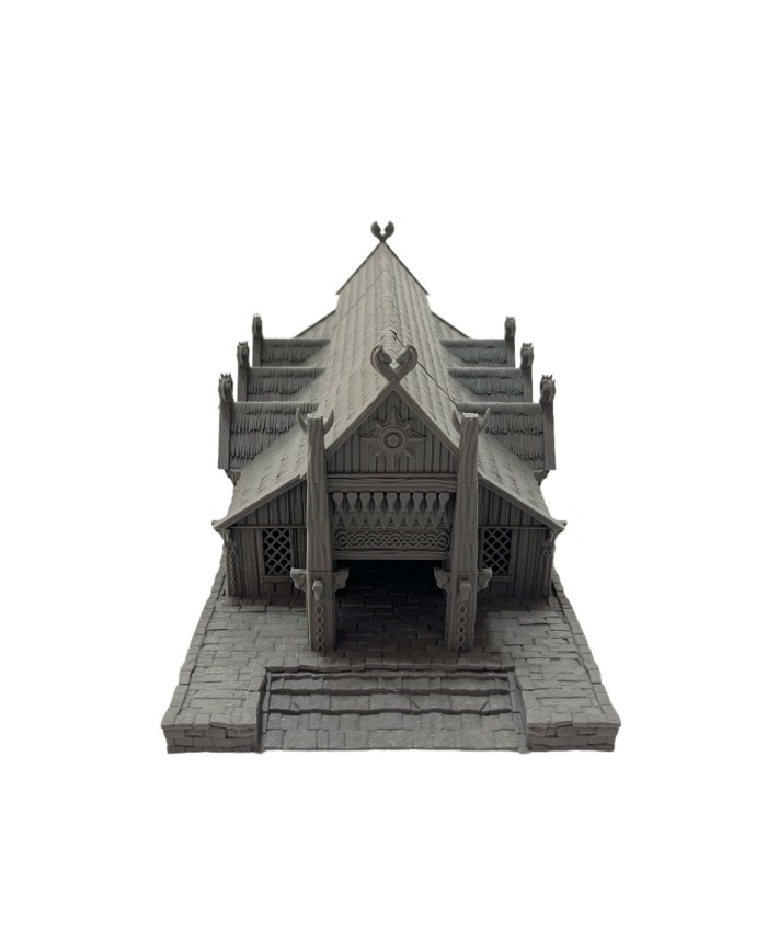 Kingdom of Saxonia - The Great Hall | Conquest Creations | Kingdom of Saxonia Terrain