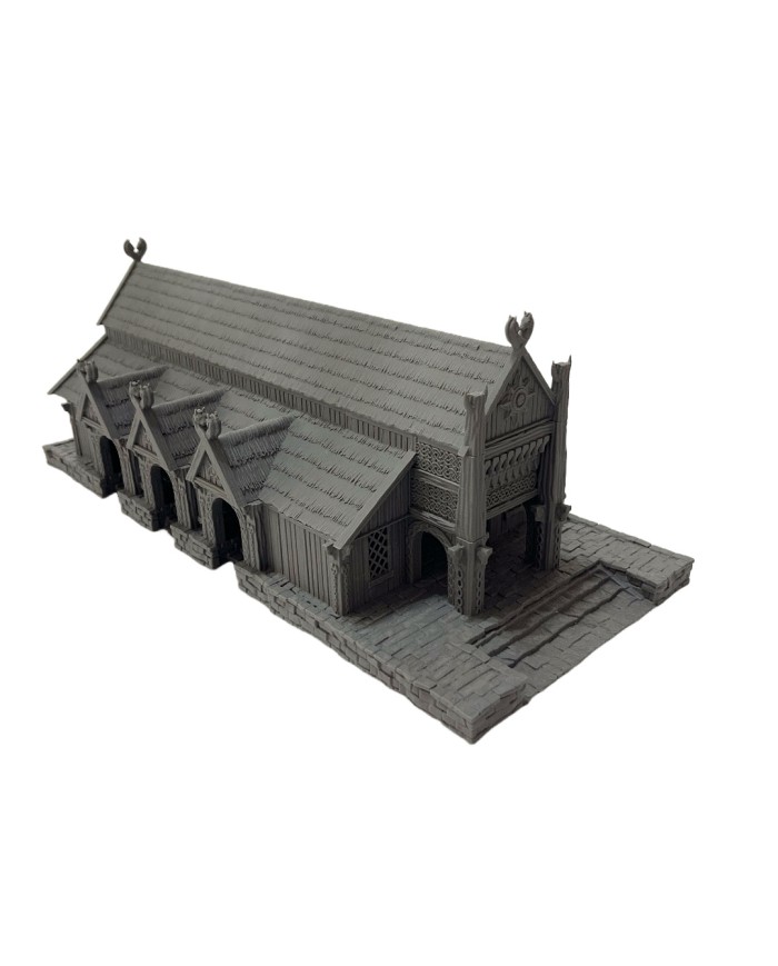 Kingdom of Saxonia - The Great Hall | Conquest Creations | Kingdom of Saxonia Terrain