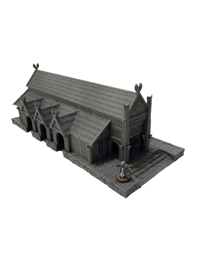 Kingdom of Saxonia - The Great Hall | Conquest Creations | Kingdom of Saxonia Terrain
