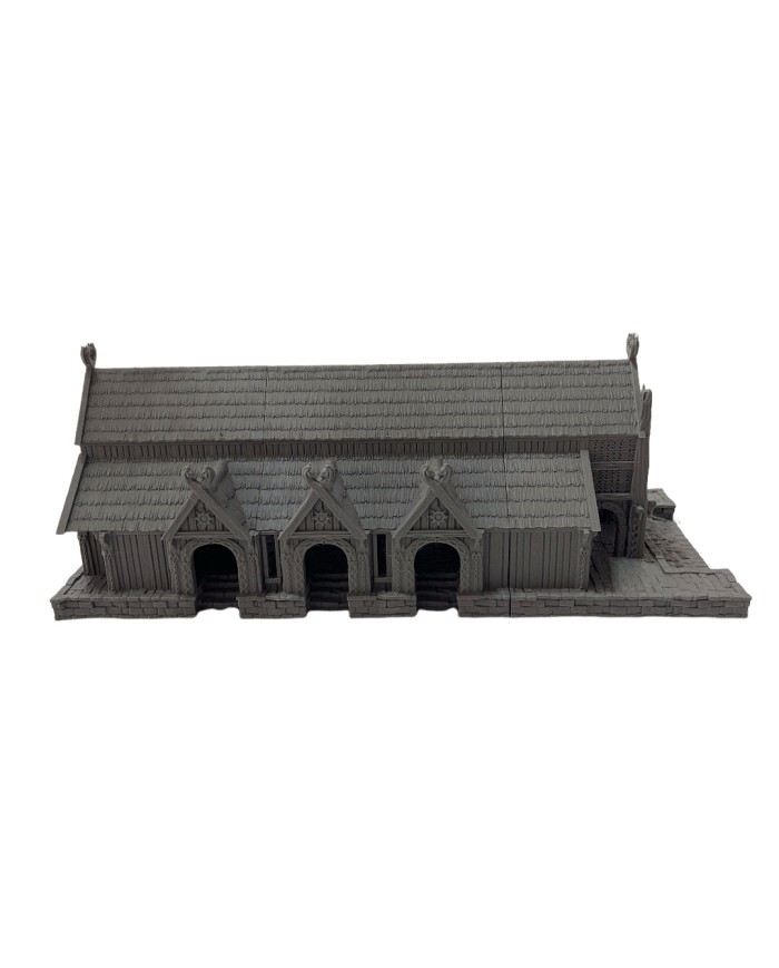 Kingdom of Saxonia - The Great Hall | Conquest Creations | Kingdom of Saxonia Terrain