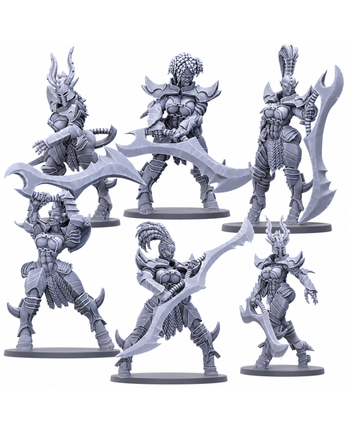 Caballeros Oscuros de la Cábala (x6) | Across the Realms | Elfos Oscuros Espaciales
