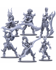 Caballeros Oscuros de la Cábala (x6) | Across the Realms | Elfos Oscuros Espaciales