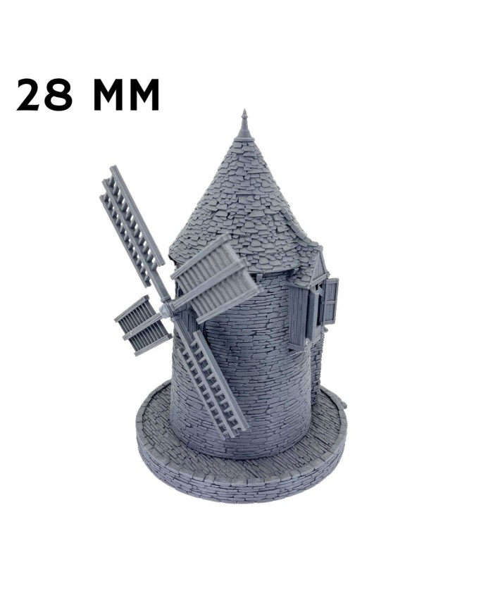 Windmill with Platform of Greendale | 3DLayeredscenery | Napoleonic Buildings
