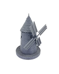 Molino de Viento con plataforma de Greendale | 3DLayeredscenery | Edificios Napoleonicos