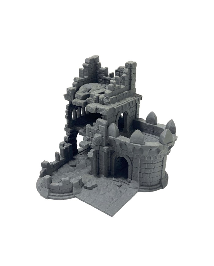 Barracones en Ruinas del Reino de Tor Ithilas | Conquest Creations | Escenografía Reino de Tor Ithilas