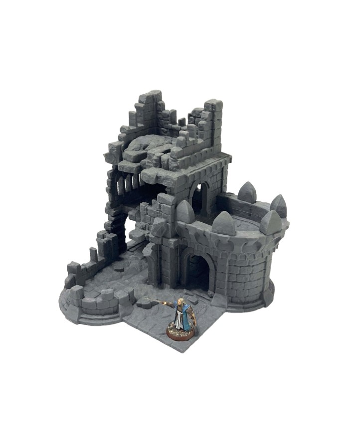 Kingdom of Tor Ithilas - Barracks Ruined | Conquest Creations | Kingdom of Tor Ithilas Terrain