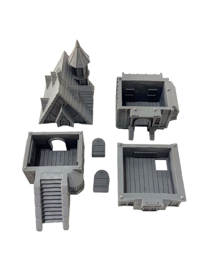 City of Spiritdale - Building D | Tabletop Terrain Team | Fantasy Towns