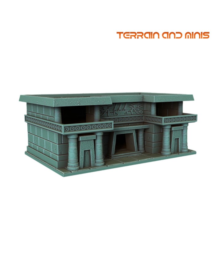 Egyptian Temple with Roof - C