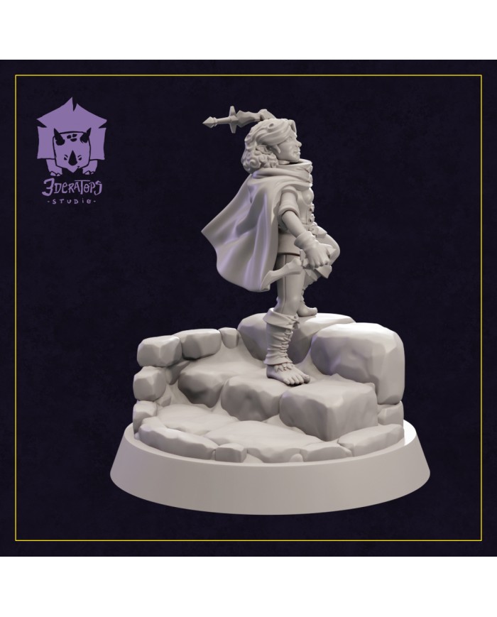 Pícara Halfling - Callie Nightblade|3DeRatops Studio|Pícaros