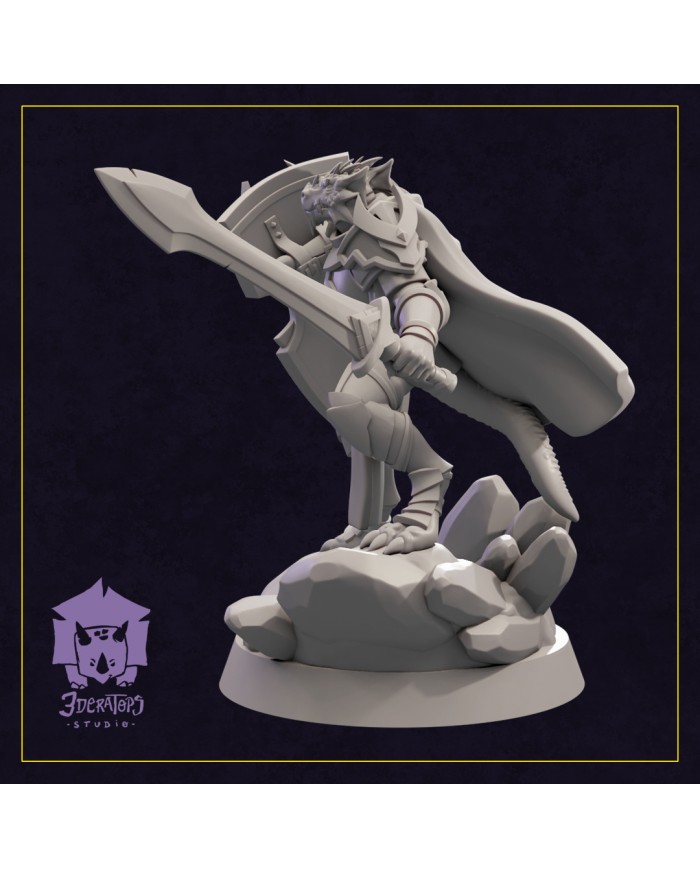 Paladín Dragonborn - Al-Ahtaza|3DeRatops Studio|Paladines