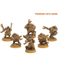 Dwarven Bombardier Gunners - 6 minis