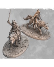 Hellesburne - Wolf Honor Guards - 2 minis &amp; PDFs