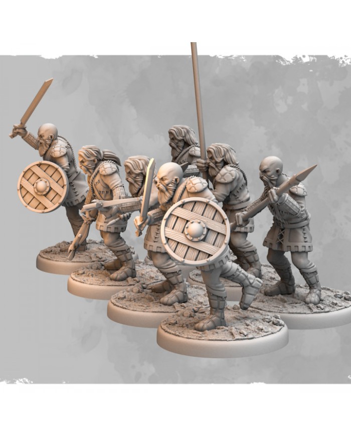 Hellesburne - Infantry - 7 minis &amp; PDFs