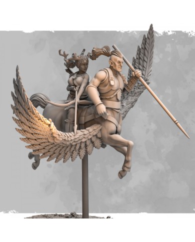Roses - Winged Centaur with Archer &amp; PDFs - 1 Mini