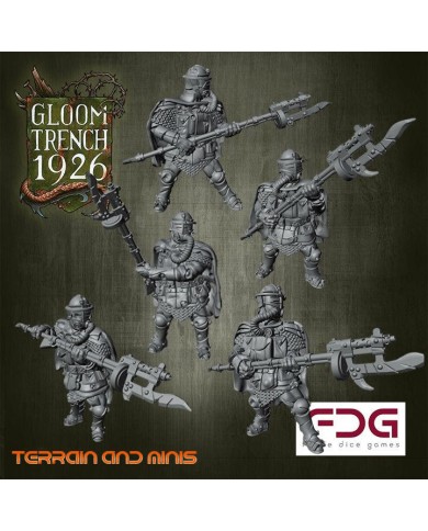 Imperio Británico - Cazadores de Trincheras - 5 minis & PDFs