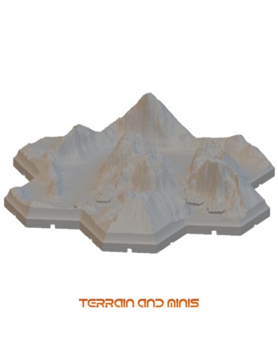 Segone - River Mountain Straight A 03 - Modular Hex - 1 Piece